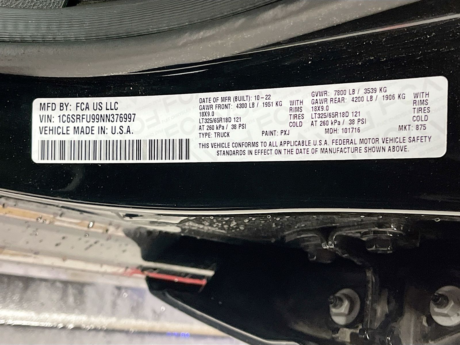 Used 2022 Black Ram TRX image 33