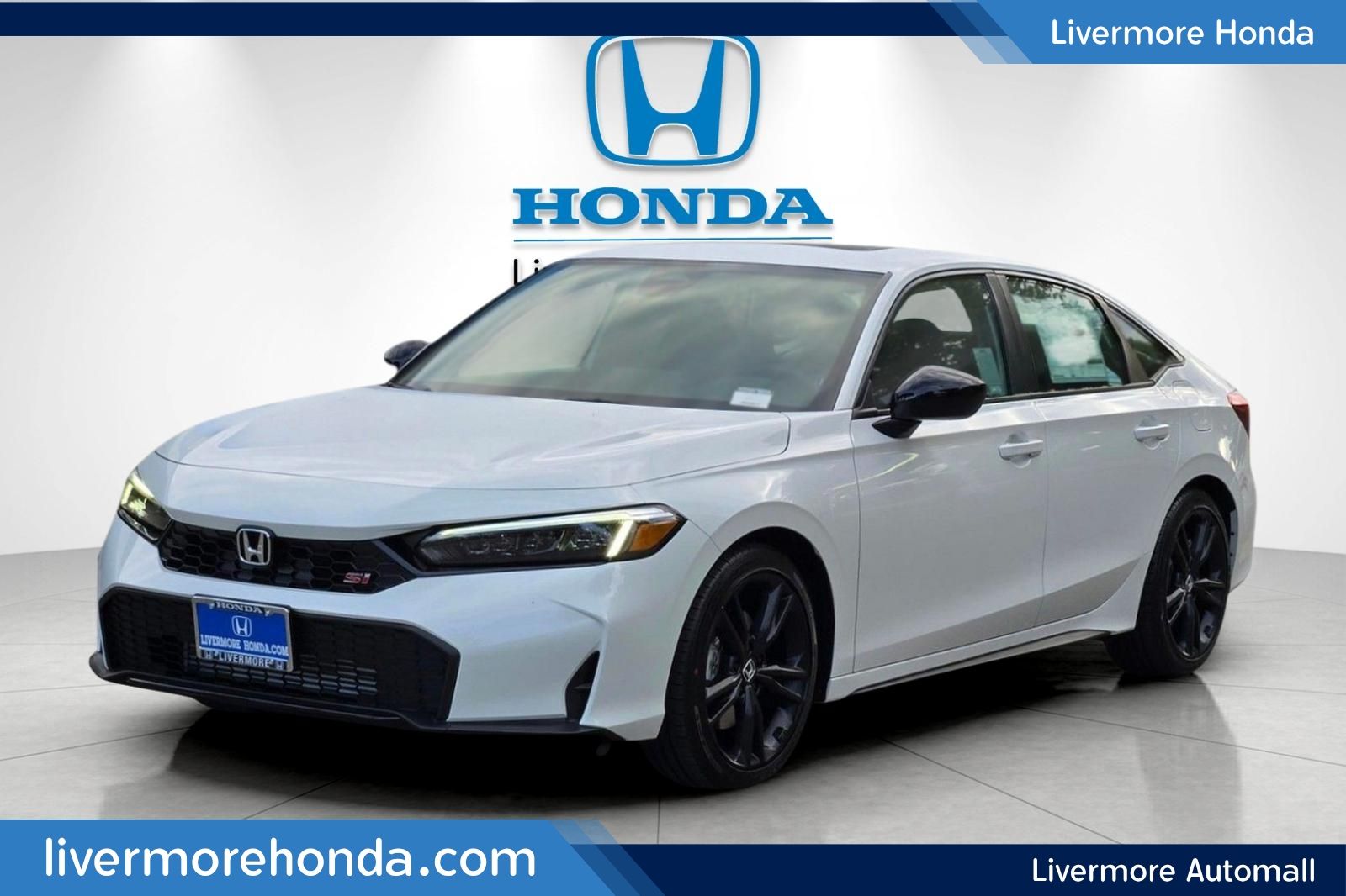 Platinum White Pearl 2026 Honda Civic Sedan Front-Wheel Drive 6-Speed Manual