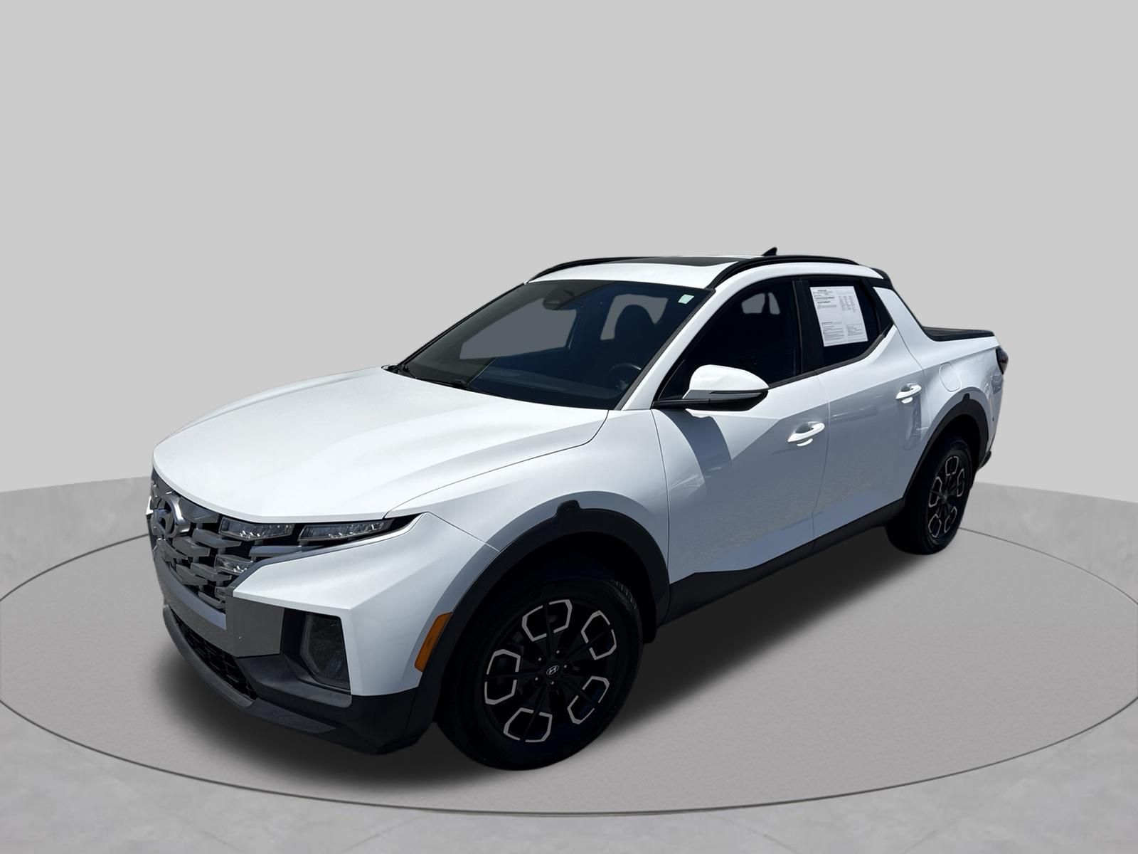 Ice White 2022 Hyundai Santa Cruz Pickup Truck All-Wheel Drive Automatic