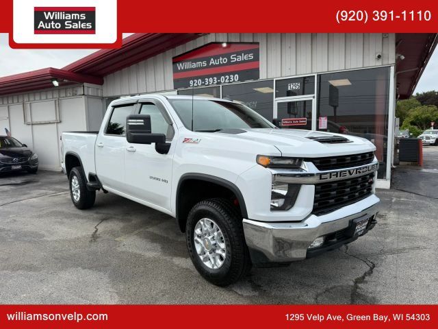White 2022 Chevrolet Silverado 3500HD Pickup Truck Four-Wheel Drive 6-Speed Automatic