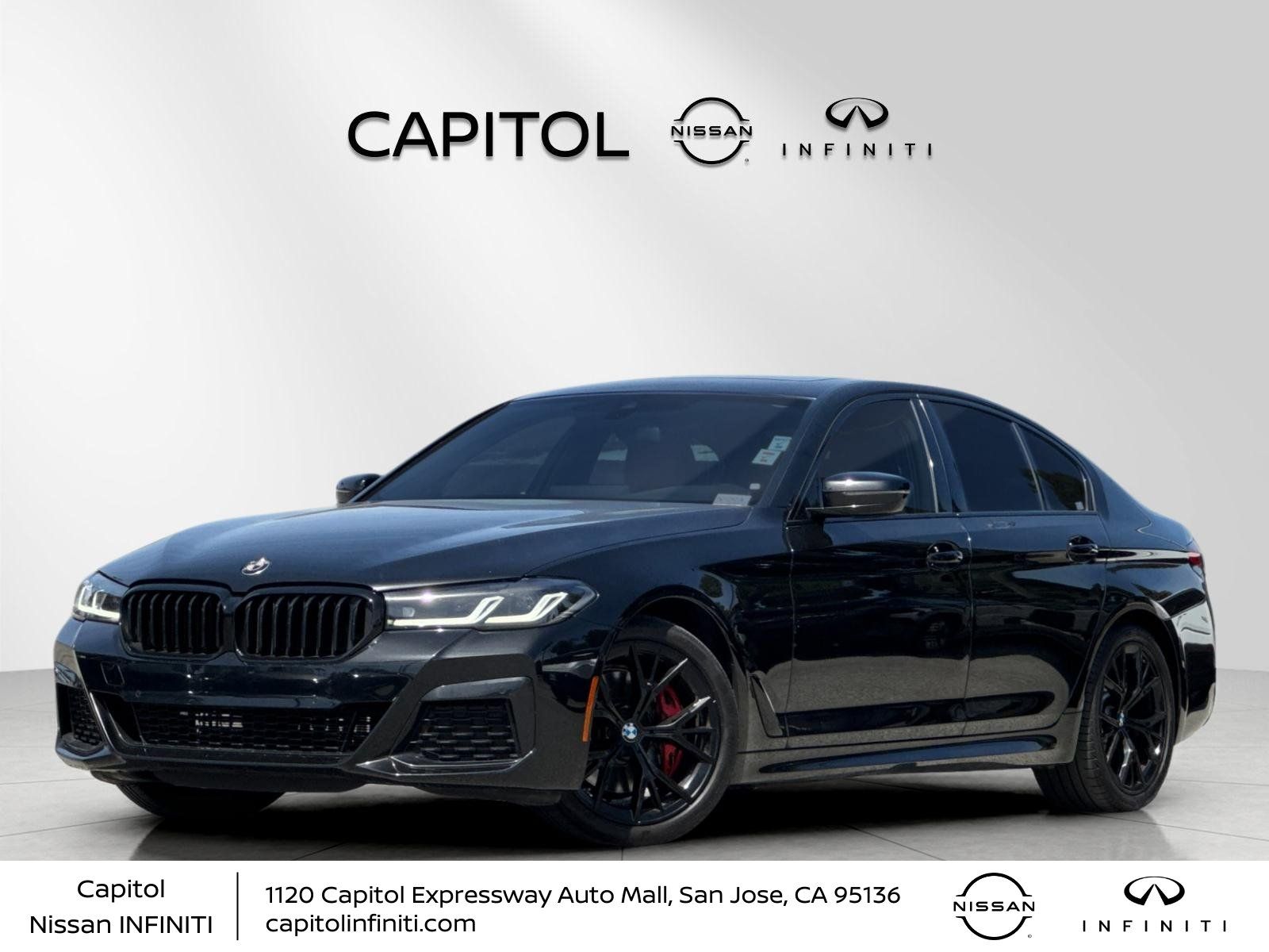 Black Sapphire Metallic 2023 BMW 5 Series Sedan Rear-Wheel Drive 8-Speed Automatic