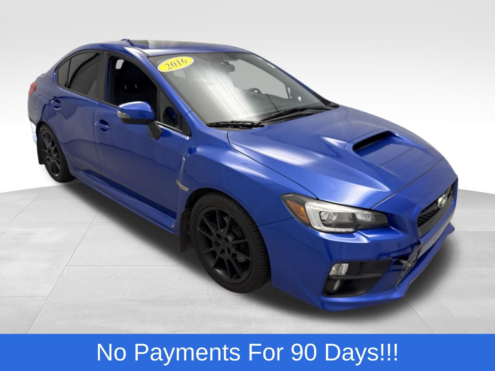 WR Blue Pearl 2016 Subaru WRX Sedan All-Wheel Drive 6-Speed Manual