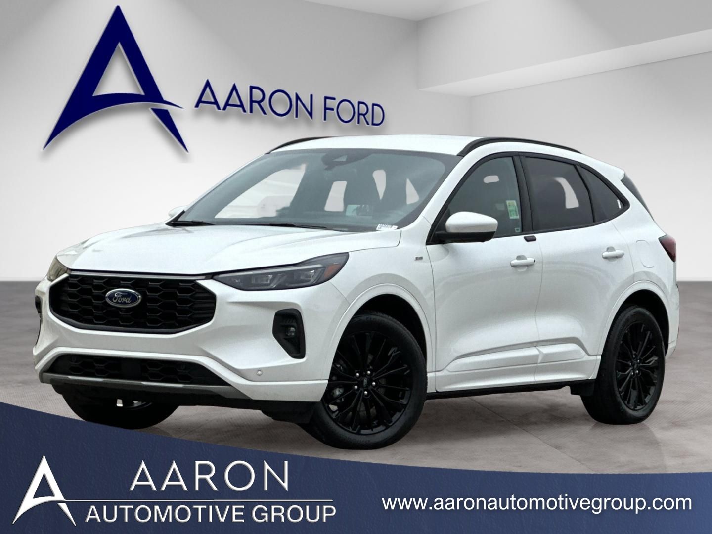 White Metallic 2025 Ford Escape Hybrid ST-Line Elite AWD SUV / Crossover All-Wheel Drive Continuously Variable Transmission