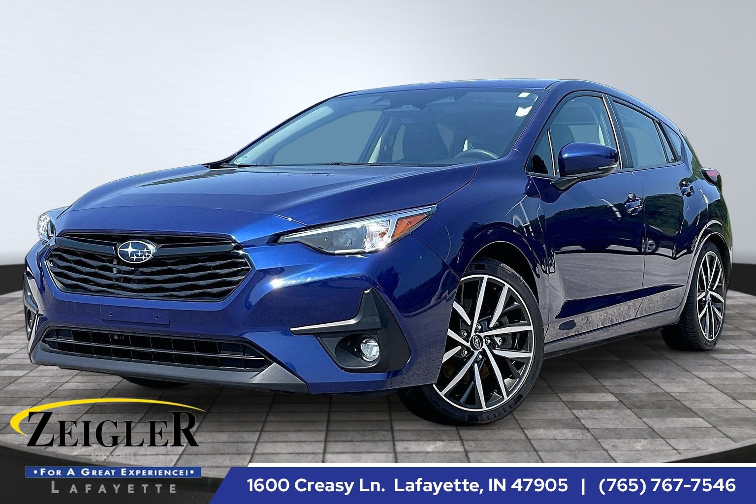 Sapphire Blue Pearl 2024 Subaru Impreza Wagon All-Wheel Drive Continuously Variable Transmission