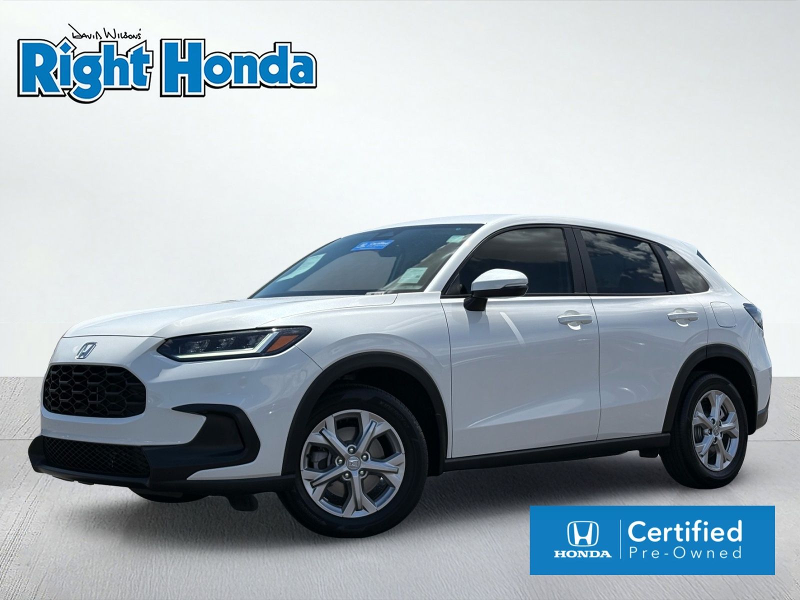 Platinum White Pearl 2025 Honda HR-V LX AWD SUV / Crossover All-Wheel Drive Continuously Variable Transmission