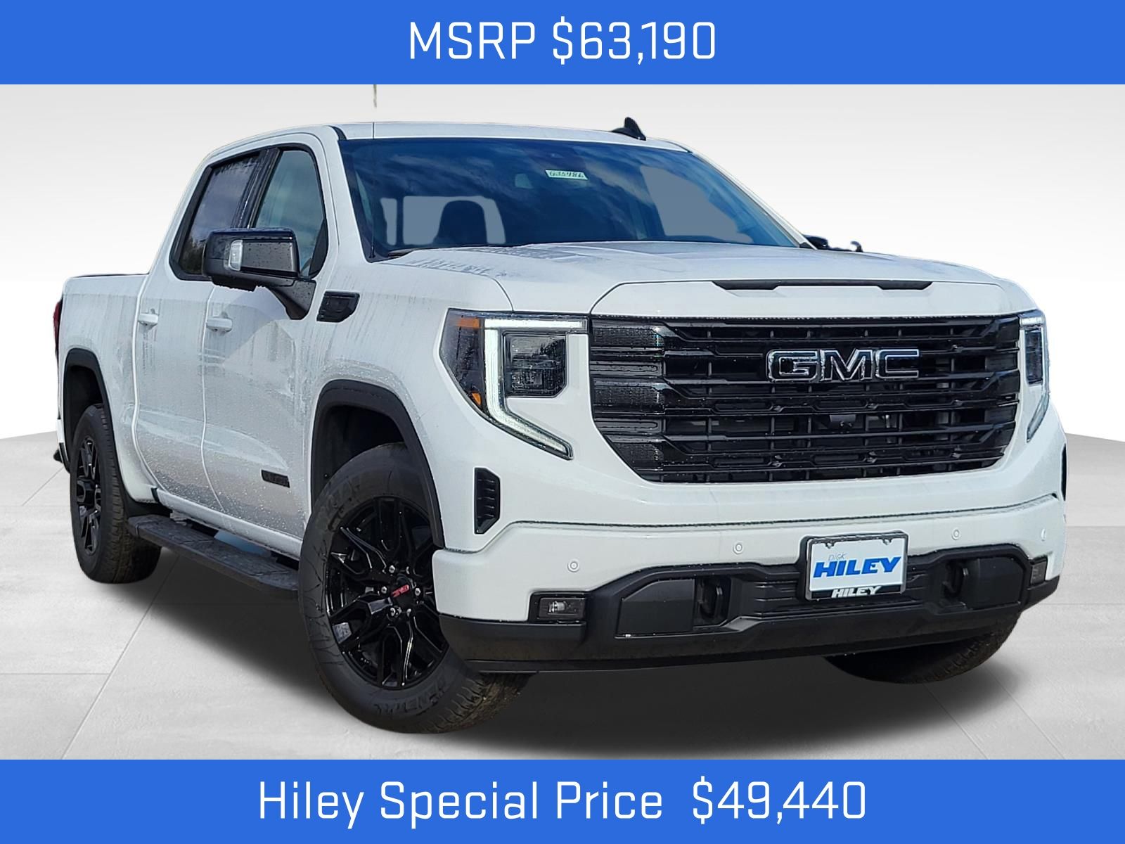 Summit White 2026 GMC Sierra 1500 Elevation Crew Cab RWD Pickup Truck 4X2 Automatic