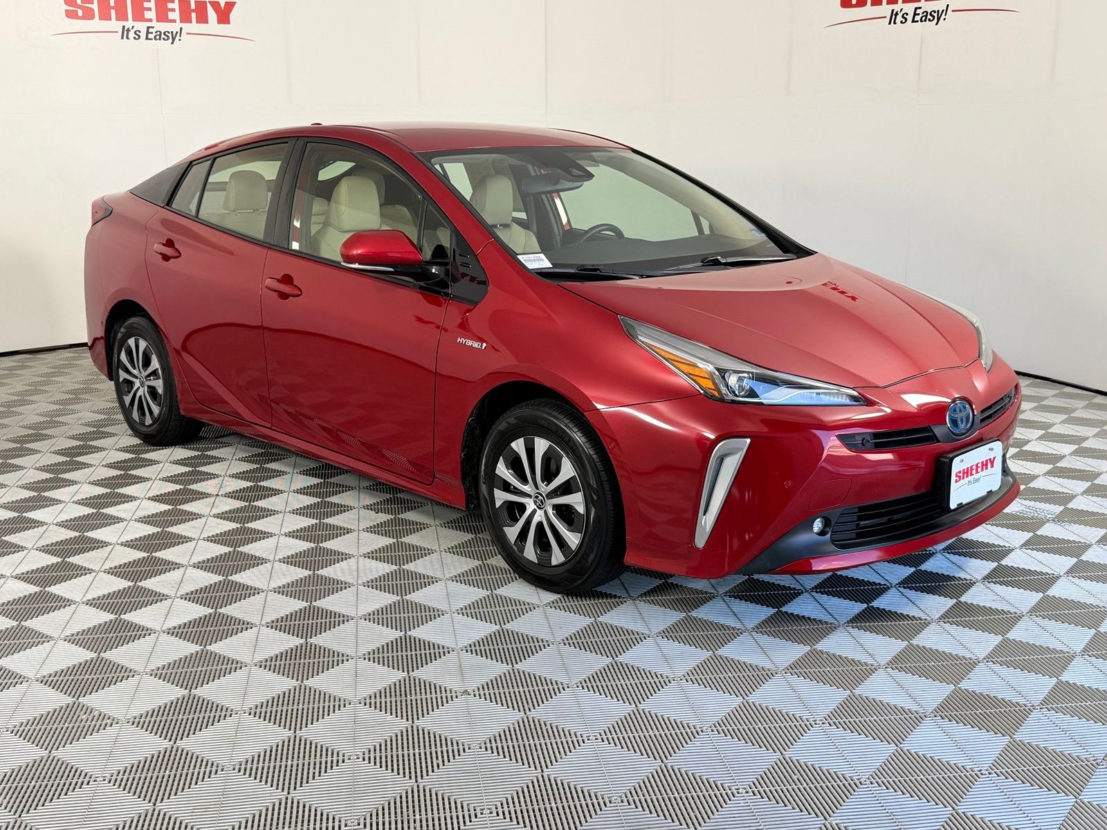 Supersonic Red 2019 Toyota Prius Hatchback All-Wheel Drive Continuously Variable Transmission