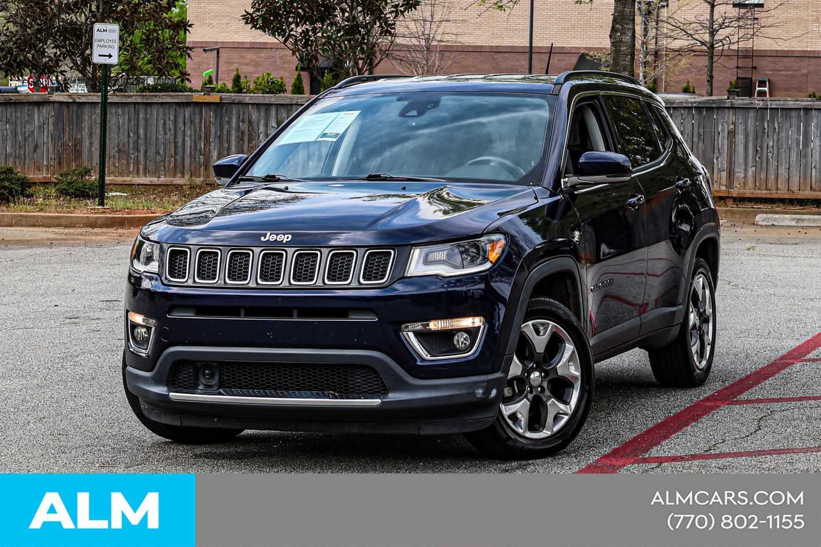 Jazz Blue Pearlcoat 2018 Jeep Compass Limited FWD SUV / Crossover Front-Wheel Drive 6-Speed Automatic