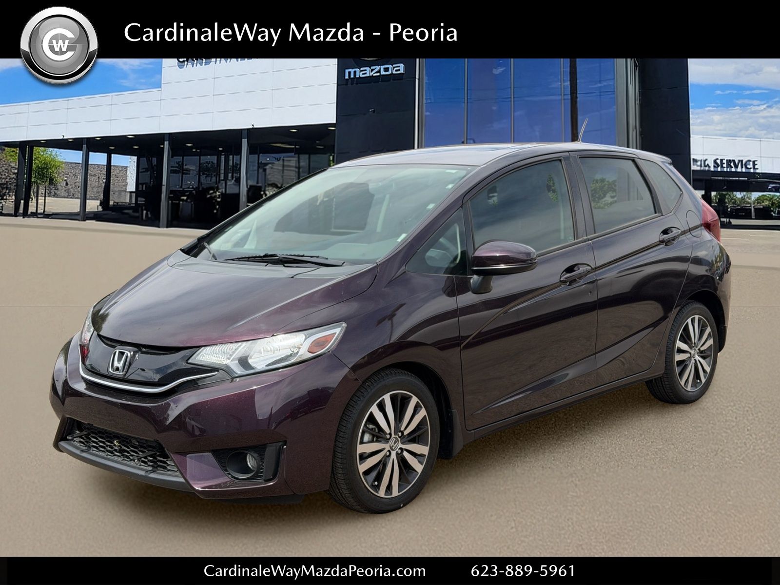 Passion Berry Pearl 2017 Honda Fit EX Hatchback Front-Wheel Drive 6-Speed Manual