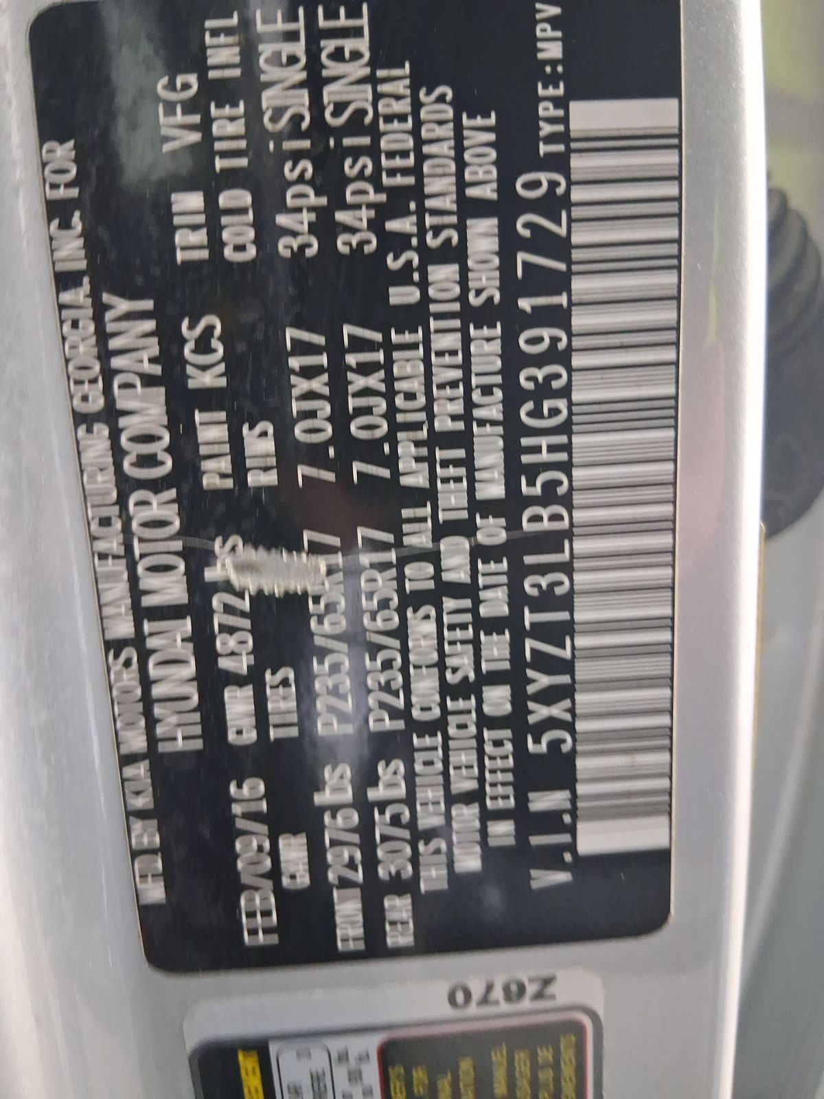 Used Car 2017 Hyundai Santa Fe Sport  2.4 Base For Sale Under $12,000 In Austin, Texas