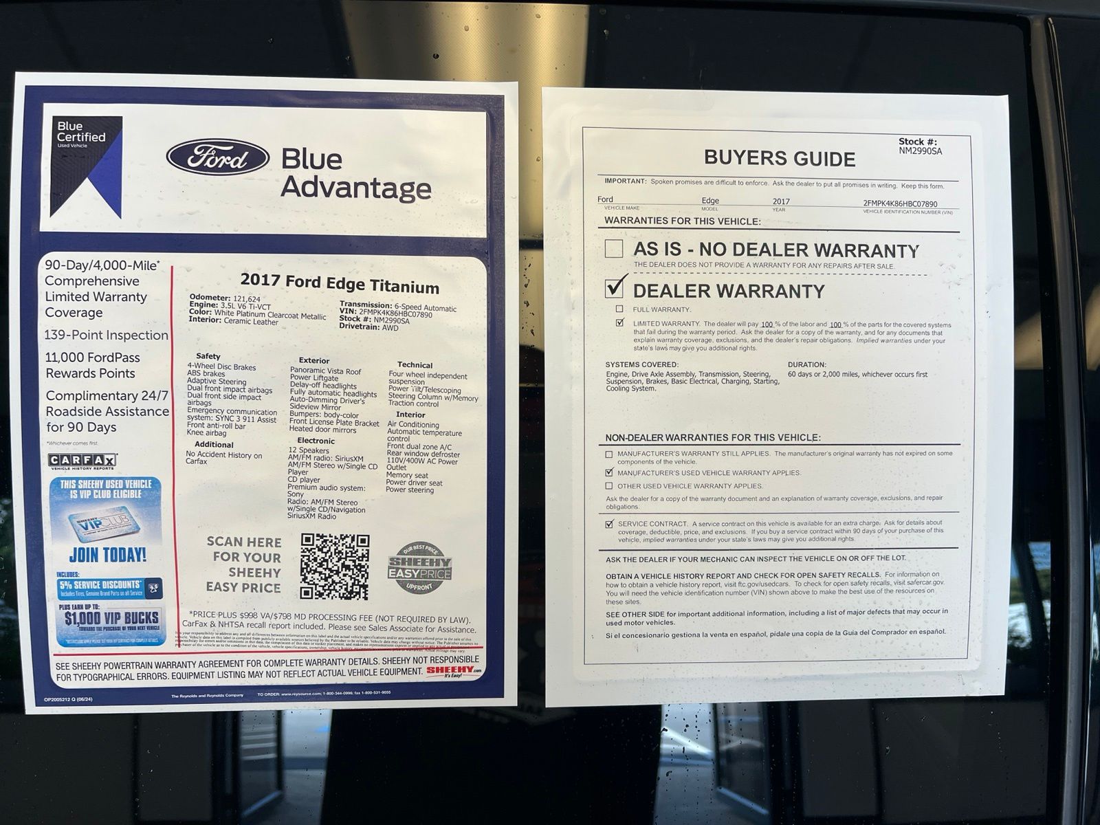 Certified Used 2017 White Platinum Clearcoat Metallic Ford Titanium image 31