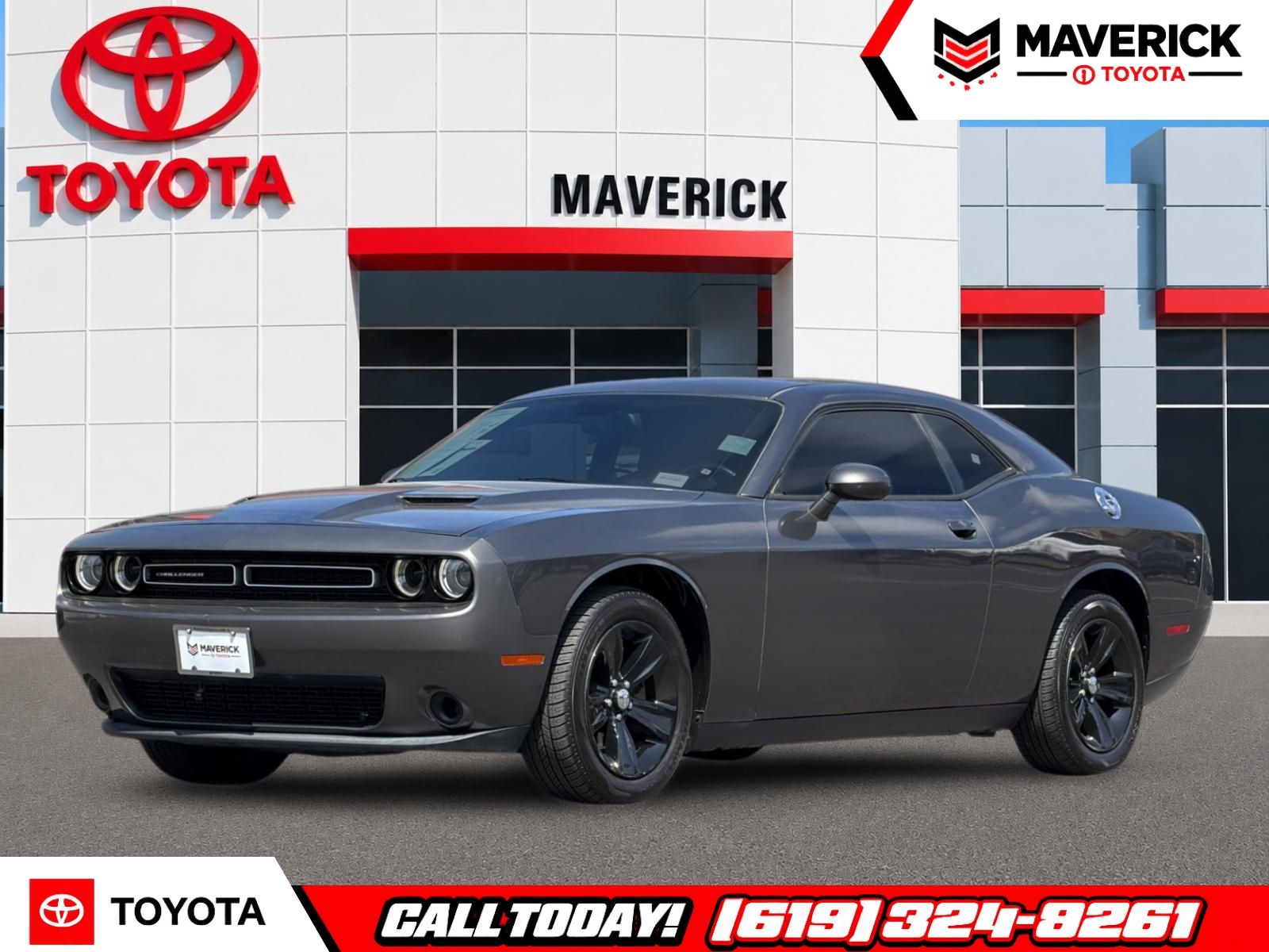 Crystal Metallic 2015 Dodge Challenger Coupe Rear-Wheel Drive 8-Speed Automatic