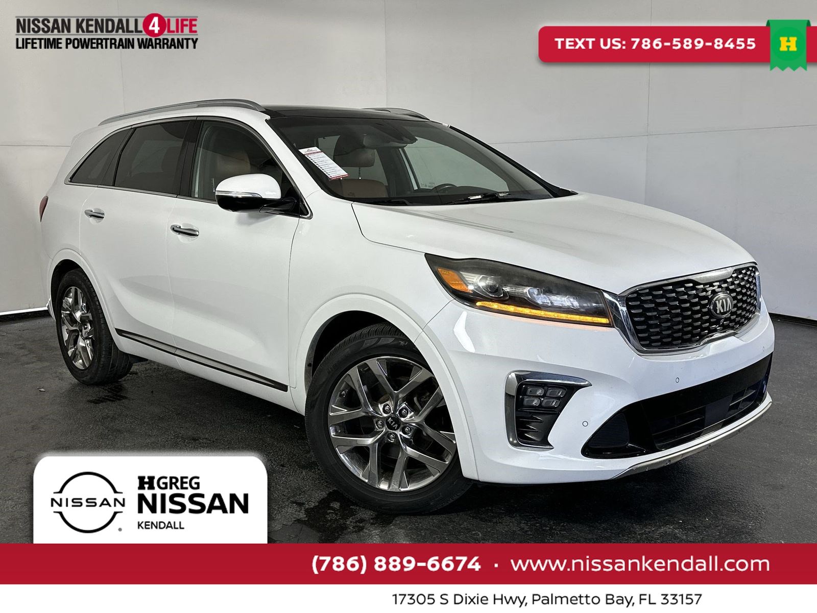Snow White Pearl 2019 Kia Sorento SUV / Crossover Front-Wheel Drive 8-Speed Automatic