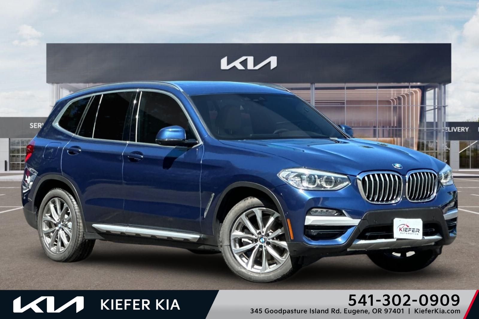 Phytonic Blue Metallic 2019 BMW X3 SUV / Crossover All-Wheel Drive 8-Speed Automatic