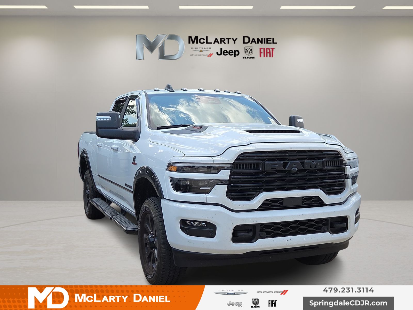 Bright White Clearcoat 2026 RAM 2500 Pickup Truck Four-Wheel Drive 8-Speed Automatic