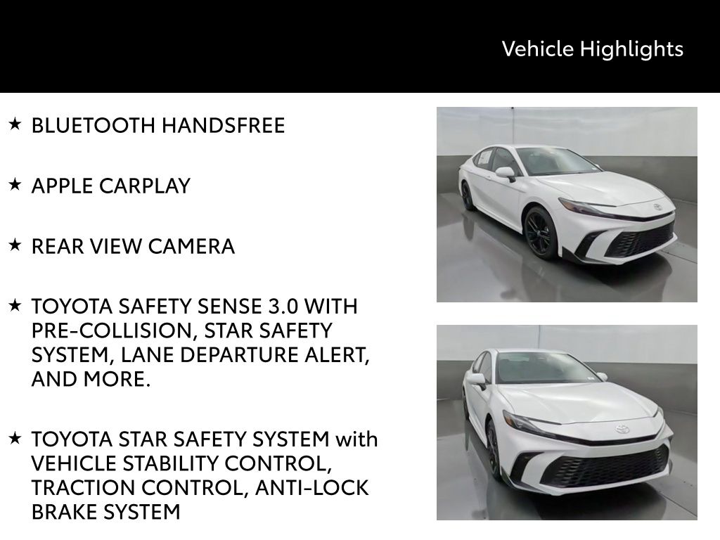 New 2026 Toyota Camry Sedan