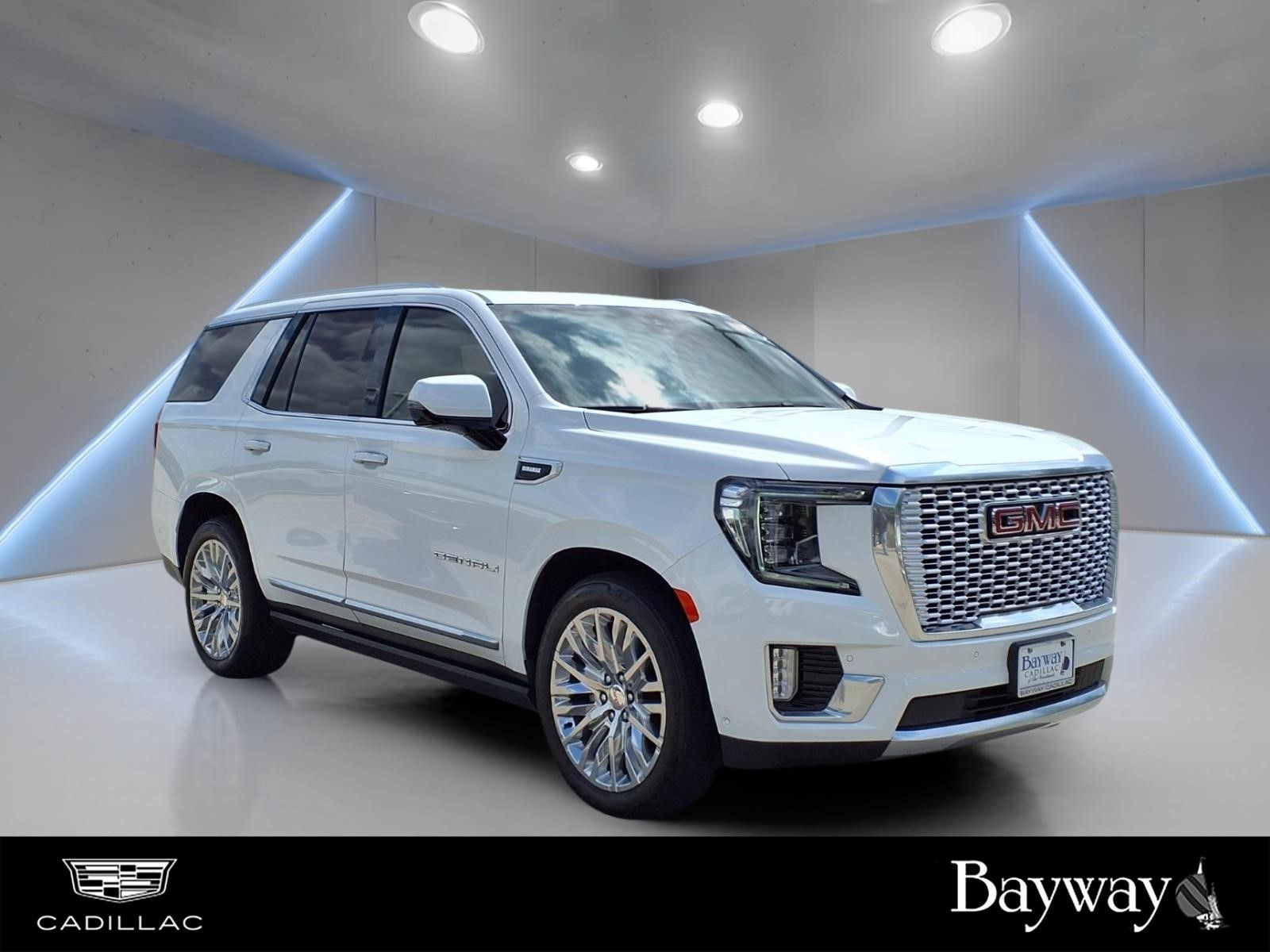 2023 GMC Yukon Denali White at DeMontrond Automotive Group