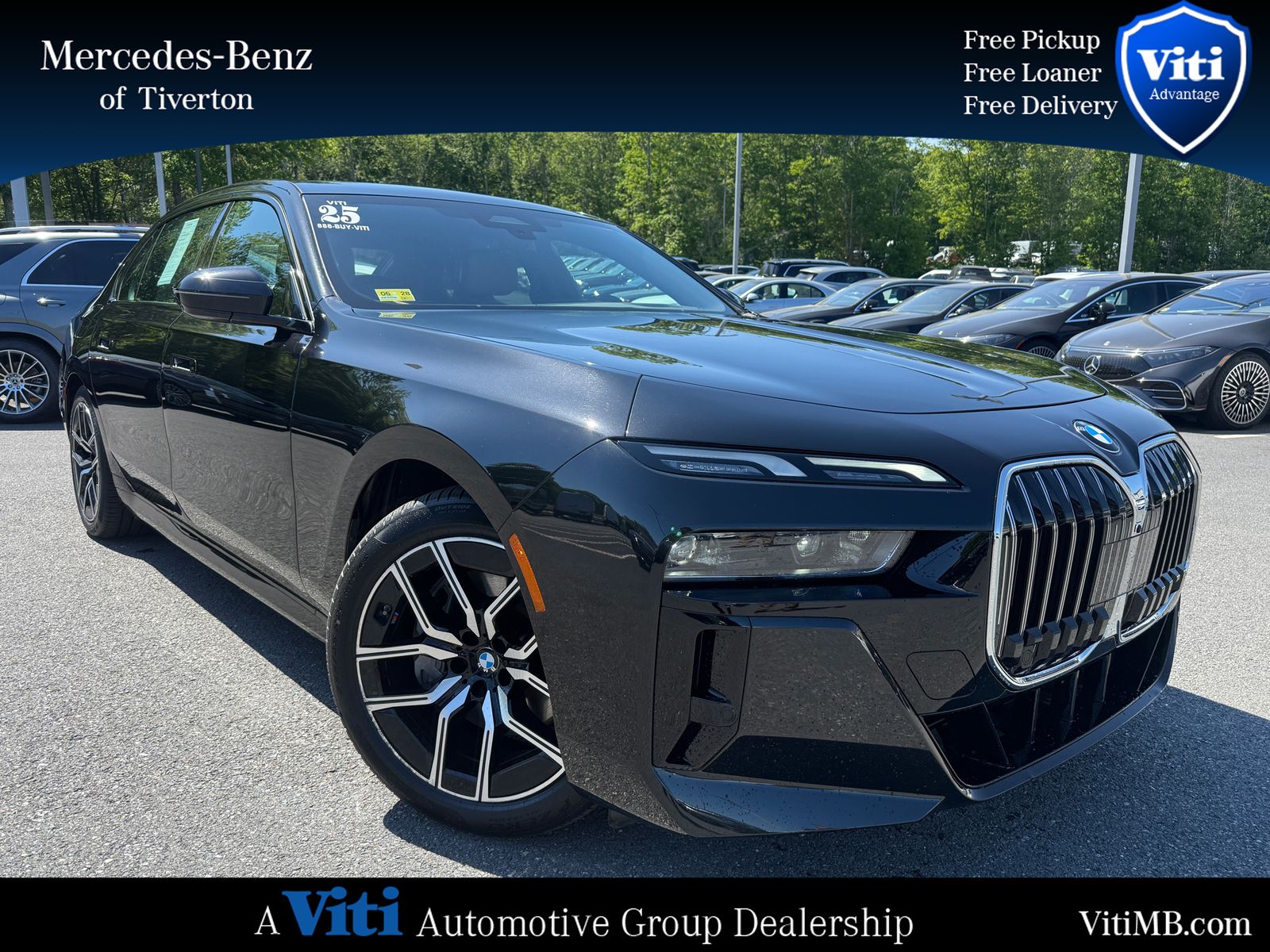 Black Sapphire Metallic 2025 BMW 7 Series 740i xDrive Sedan All-Wheel Drive 8-Speed Automatic
