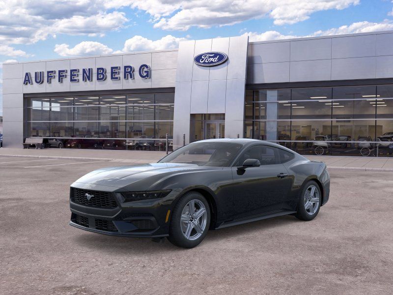 Shadow Black 2026 Ford Mustang Coupe Rear-Wheel Drive Automatic