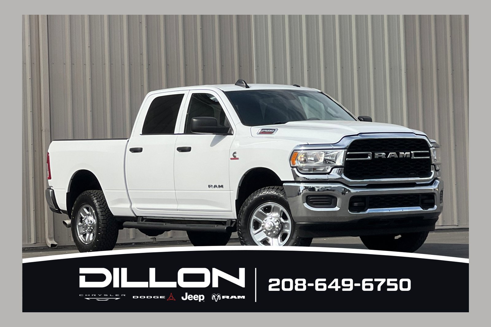 Bright White Clearcoat 2022 RAM 2500 Pickup Truck Four-Wheel Drive 6-Speed Automatic