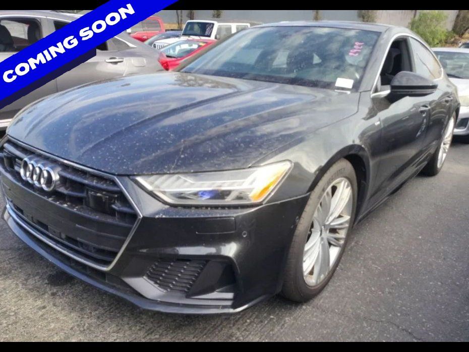 Black 2019 Audi A7 Sedan  7-Speed Automatic