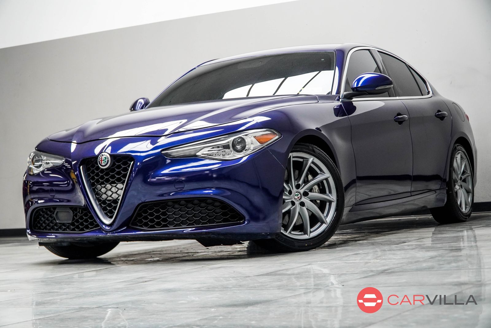 Montecarlo Blue Metallic 2019 Alfa Romeo Giulia RWD Sedan Rear-Wheel Drive 8-Speed Automatic