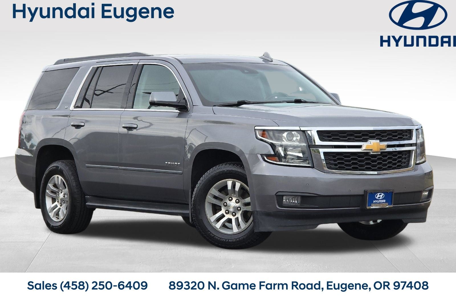 Gray (Satin Steel Metallic) 2019 Chevrolet Tahoe SUV / Crossover Four-Wheel Drive 6-Speed Automatic Overdrive