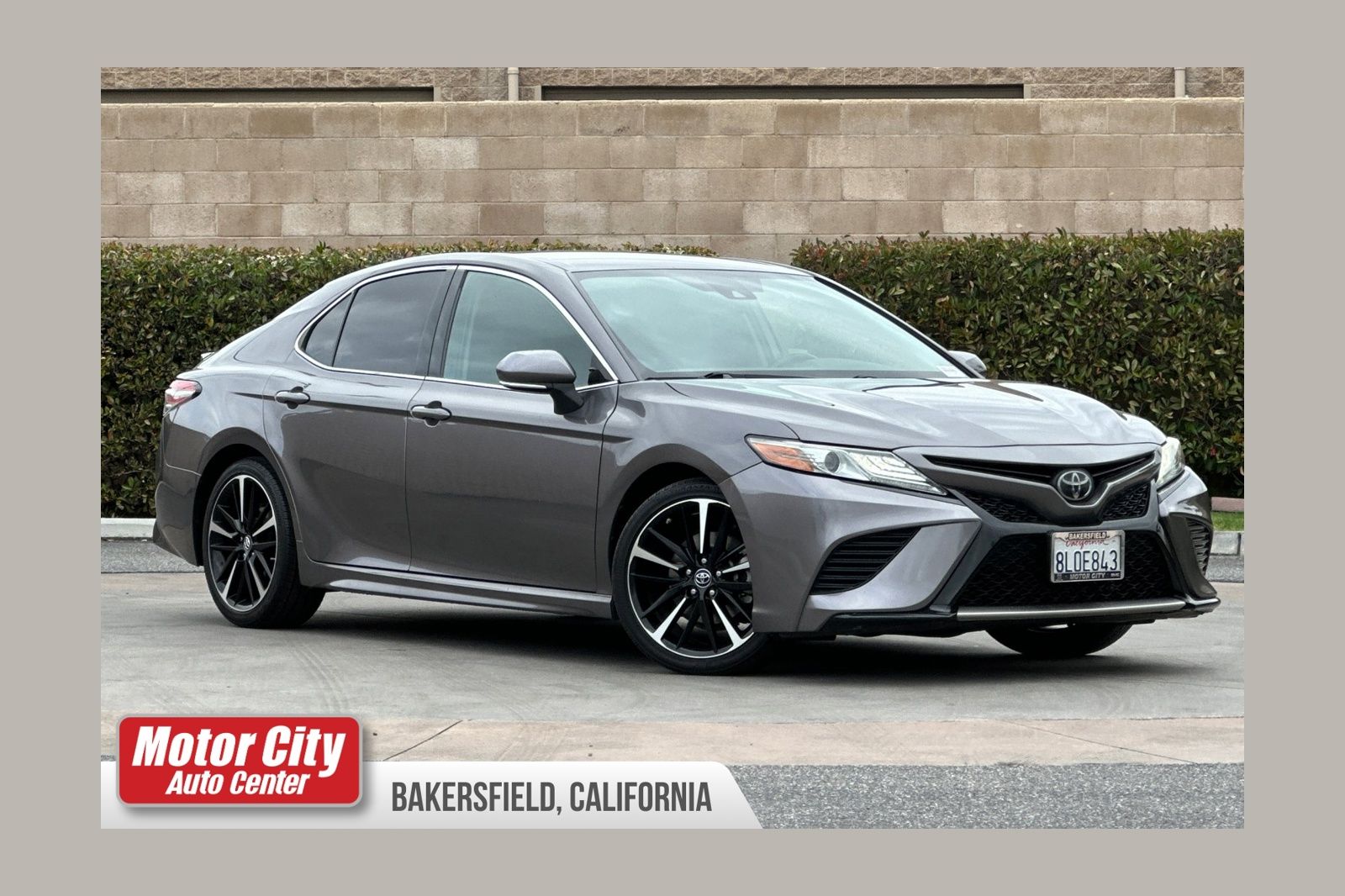 Predawn Gray Mica 2019 Toyota Camry XSE FWD Sedan Front-Wheel Drive 8-Speed Automatic