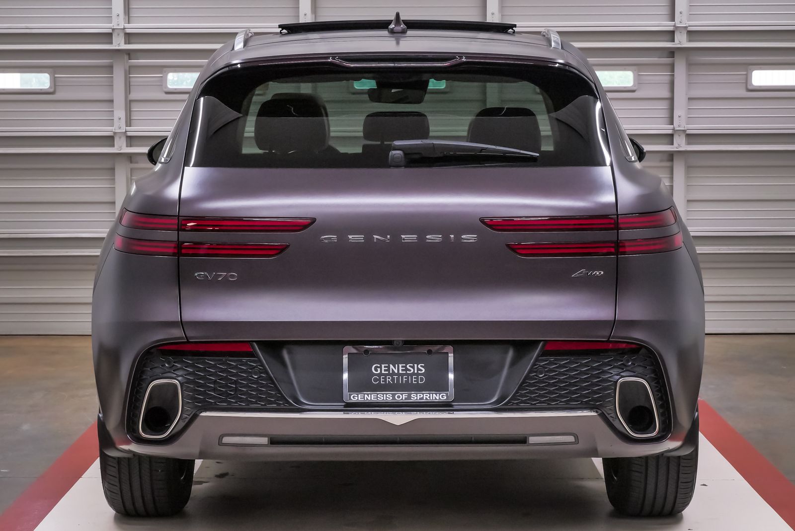 2023 Genesis GV70 2.5T Red at Genesis of Spring