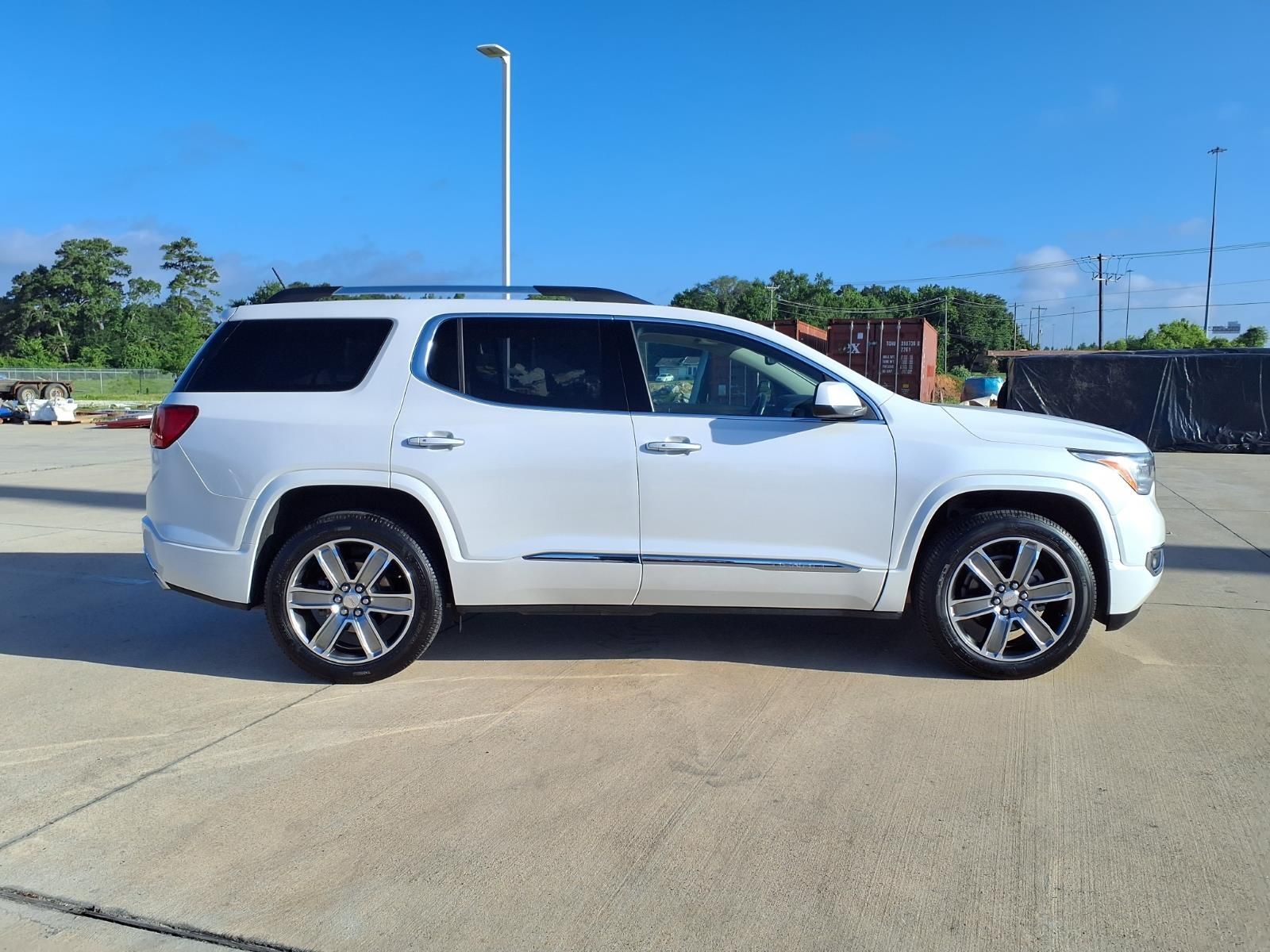 2017 GMC Acadia Denali White at Joe Myers Mazda Kia