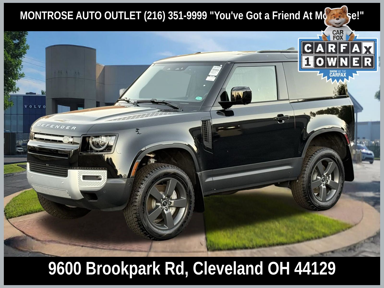 Black 2025 Land Rover Defender SUV / Crossover All-Wheel Drive 8-Speed Automatic