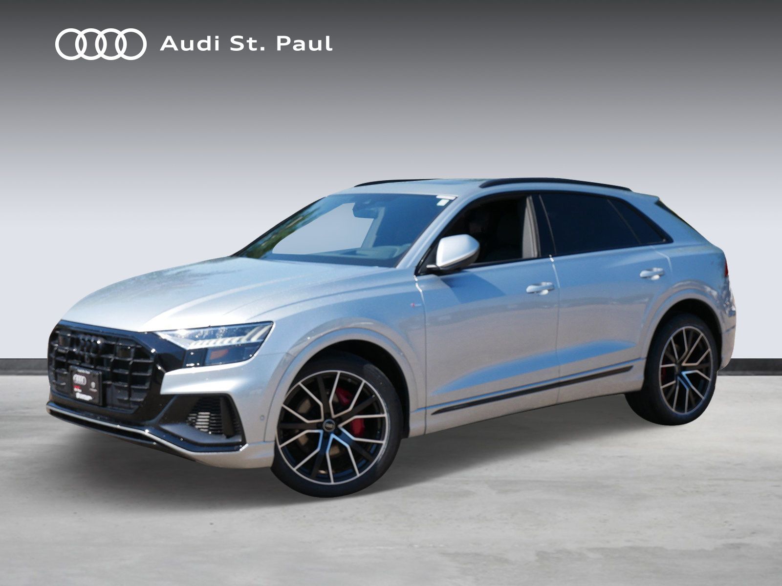 Satellite Silver Metallic 2023 Audi Q8 SUV / Crossover All-Wheel Drive 8-Speed Automatic