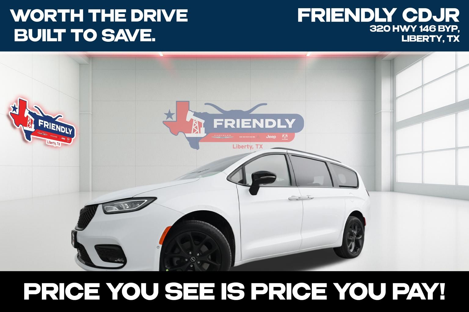 Bright White Clearcoat 2026 Chrysler Pacifica Limited AWD Minivan All-Wheel Drive 9-Speed Automatic