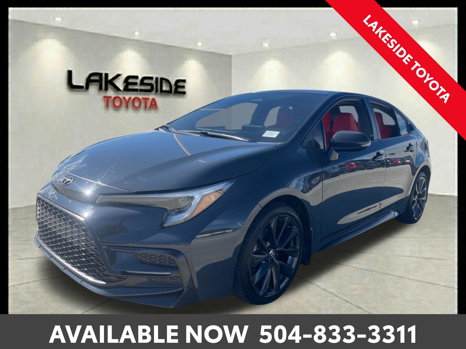 Gray 2024 Toyota Corolla SE FWD Sedan Front-Wheel Drive Continuously Variable Transmission