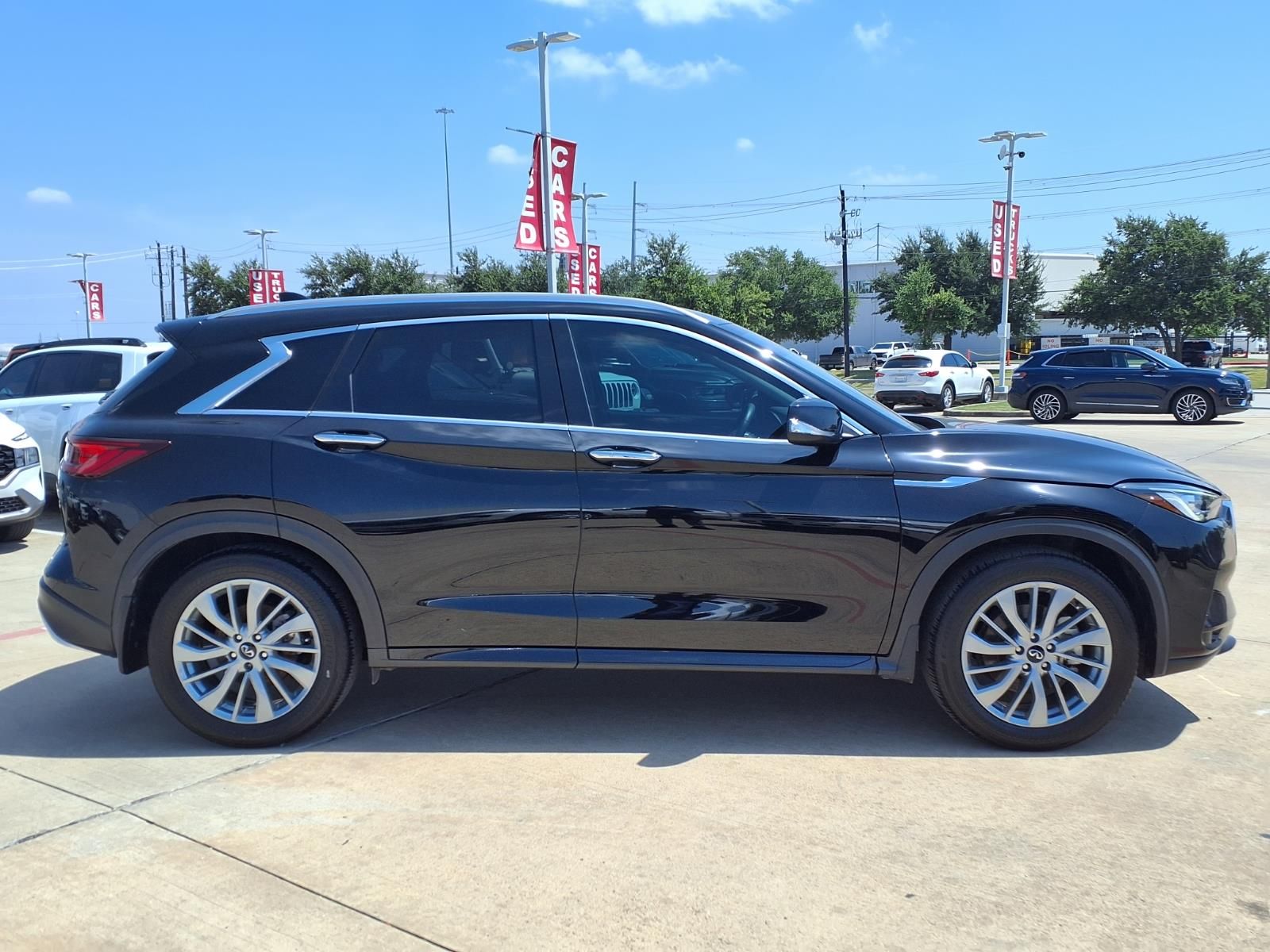 2023 INFINITI QX50 LUXE Black at South Houston Nissan
