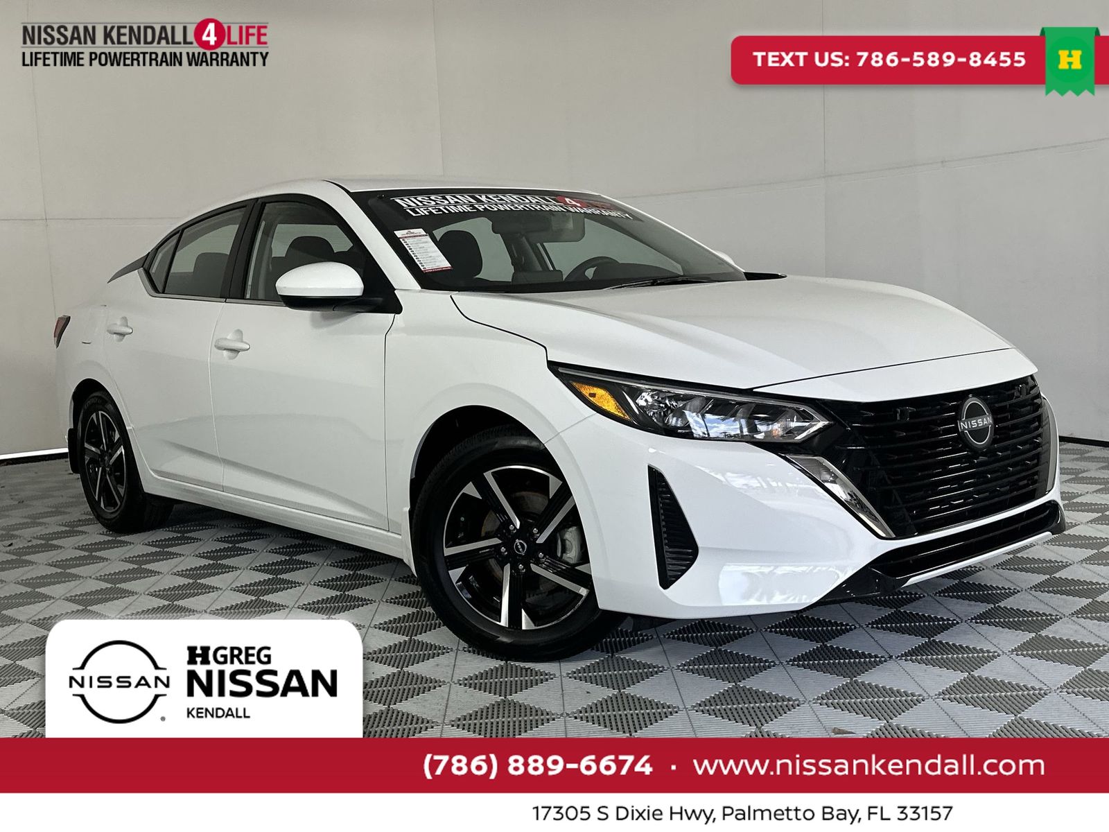 White (Fresh Powder) 2025 Nissan Sentra SV FWD Sedan Front-Wheel Drive Continuously Variable Transmission