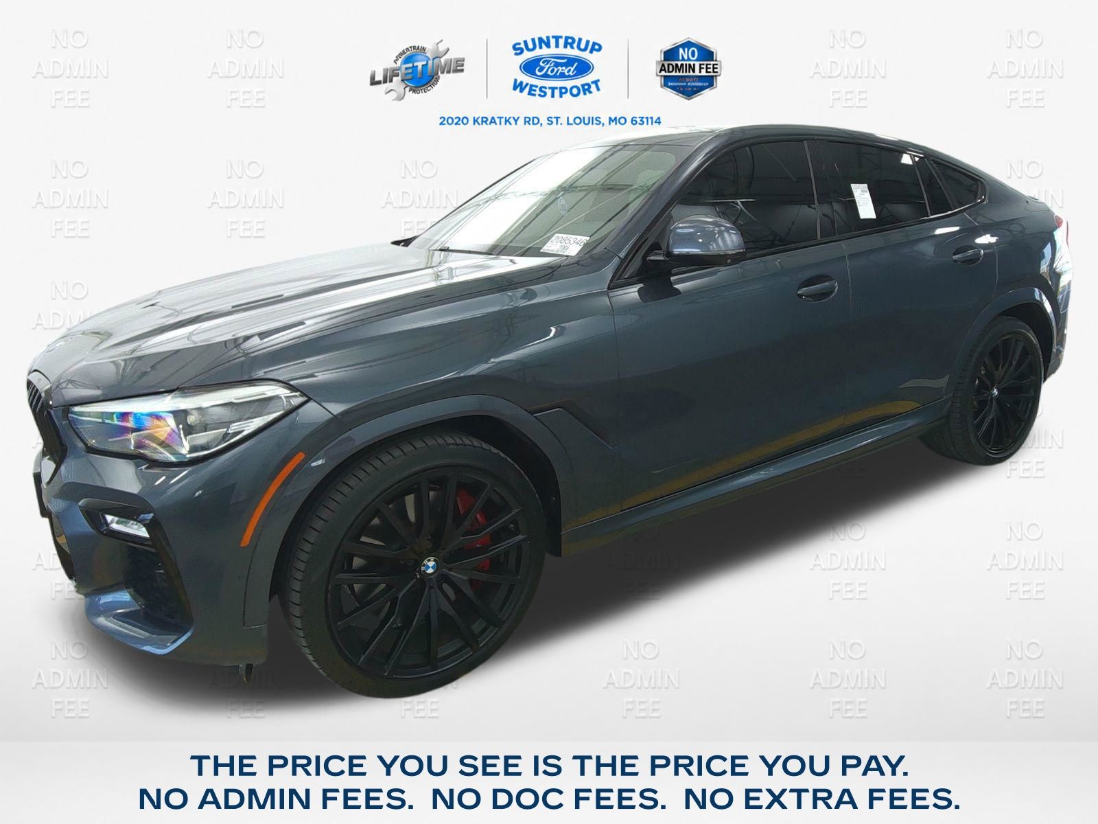 Arctic Gray Metallic 2021 BMW X6 SUV / Crossover All-Wheel Drive 8-Speed Automatic