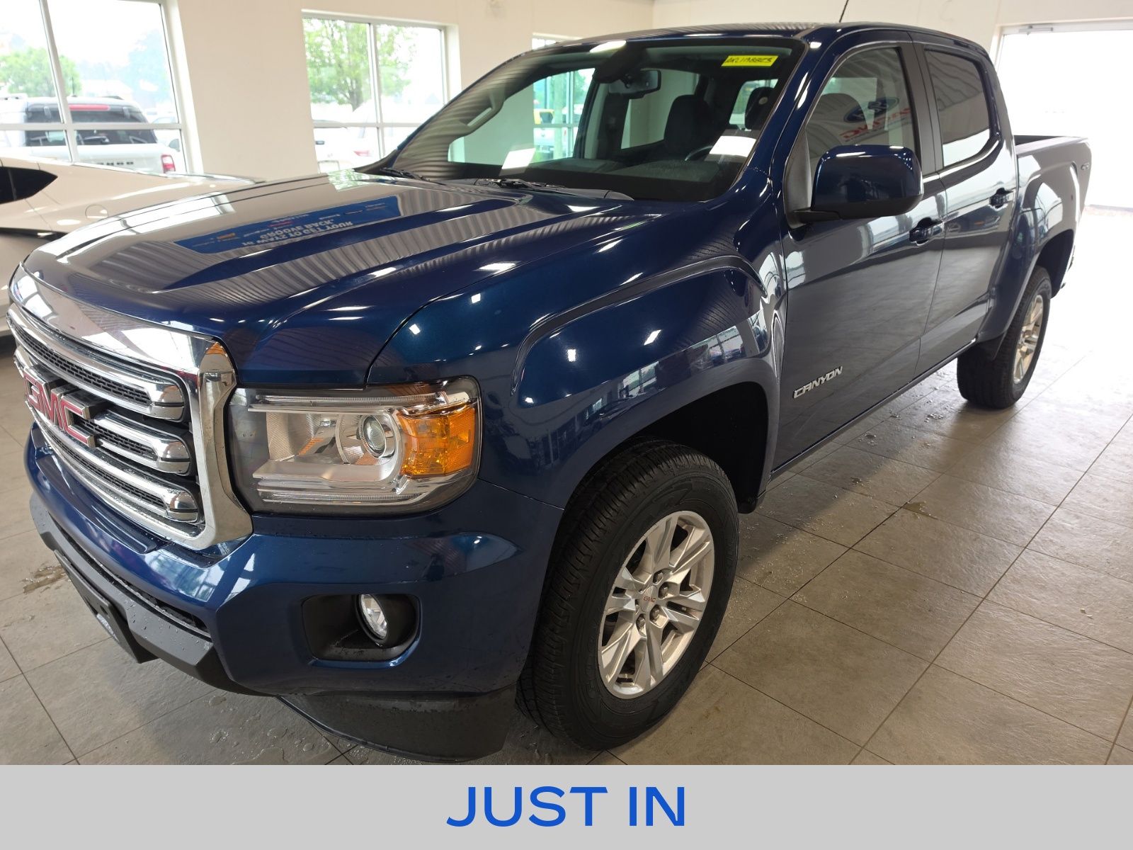 Blue 2020 GMC Canyon Pickup Truck Four-Wheel Drive 8-Speed Automatic