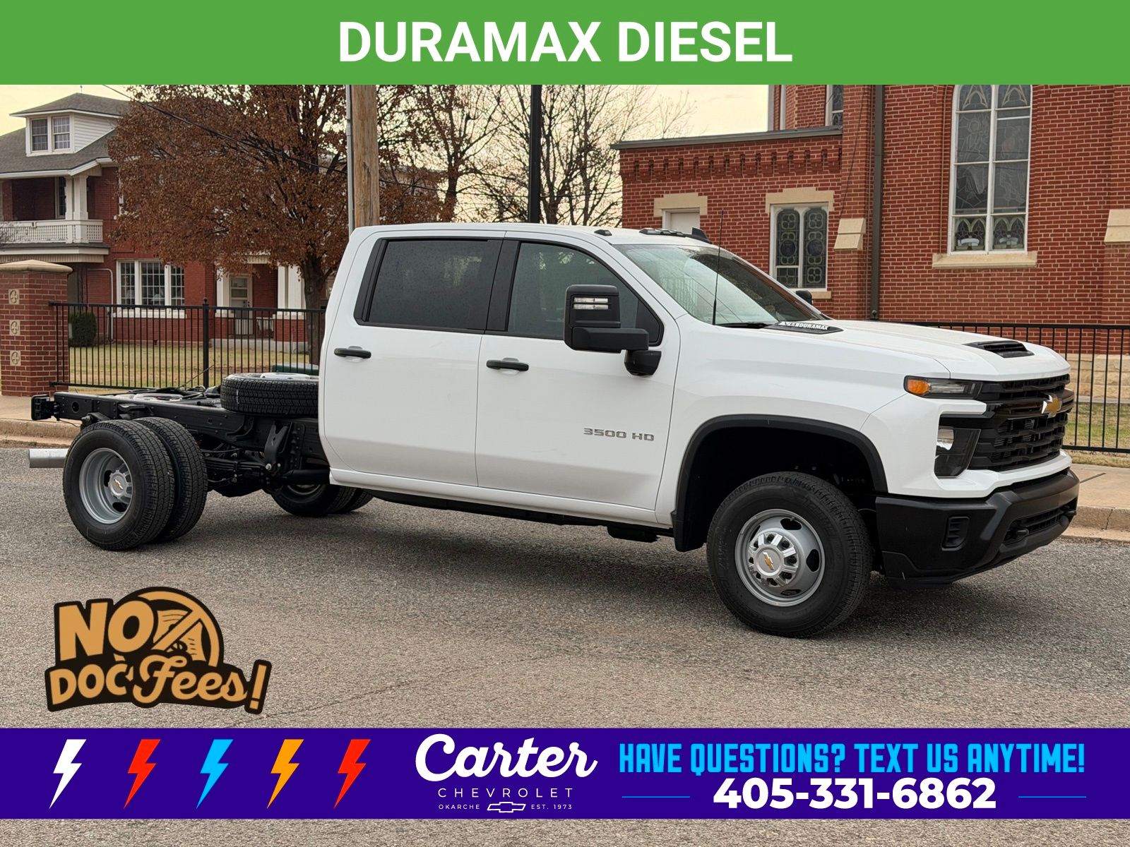 Summit White 2026 Chevrolet Silverado 3500HD Pickup Truck Four-Wheel Drive Automatic