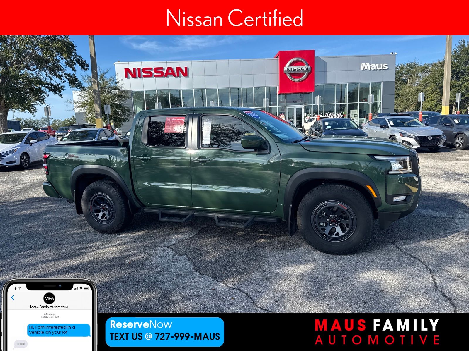 2025 Nissan Frontier PRO-X Crew Cab RWD