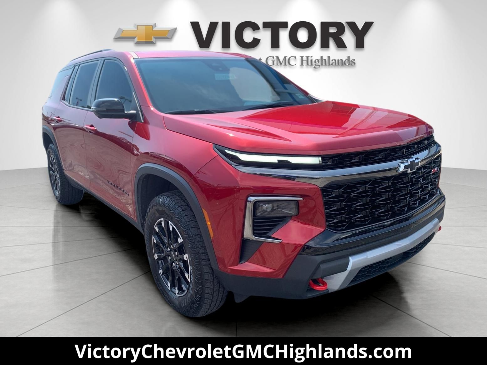 Radiant Red 2024 Chevrolet Traverse SUV / Crossover Four-Wheel Drive 8-Speed Automatic