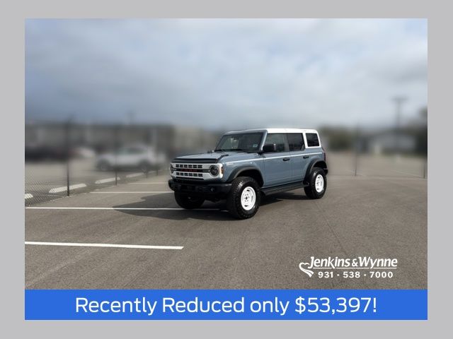 Blue (Azure Gray Metallic Tri-Coat) 2025 Ford Bronco Heritage Edition 4-Door 4WD SUV / Crossover Four-Wheel Drive Automatic