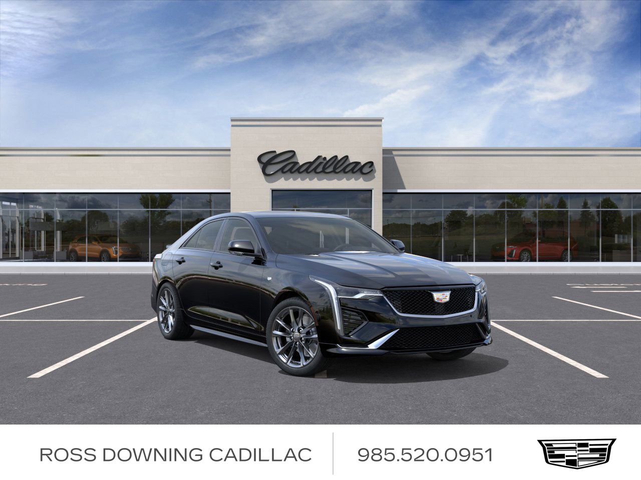 Black Raven 2026 Cadillac CT4 Sedan Rear-Wheel Drive 8-Speed Automatic