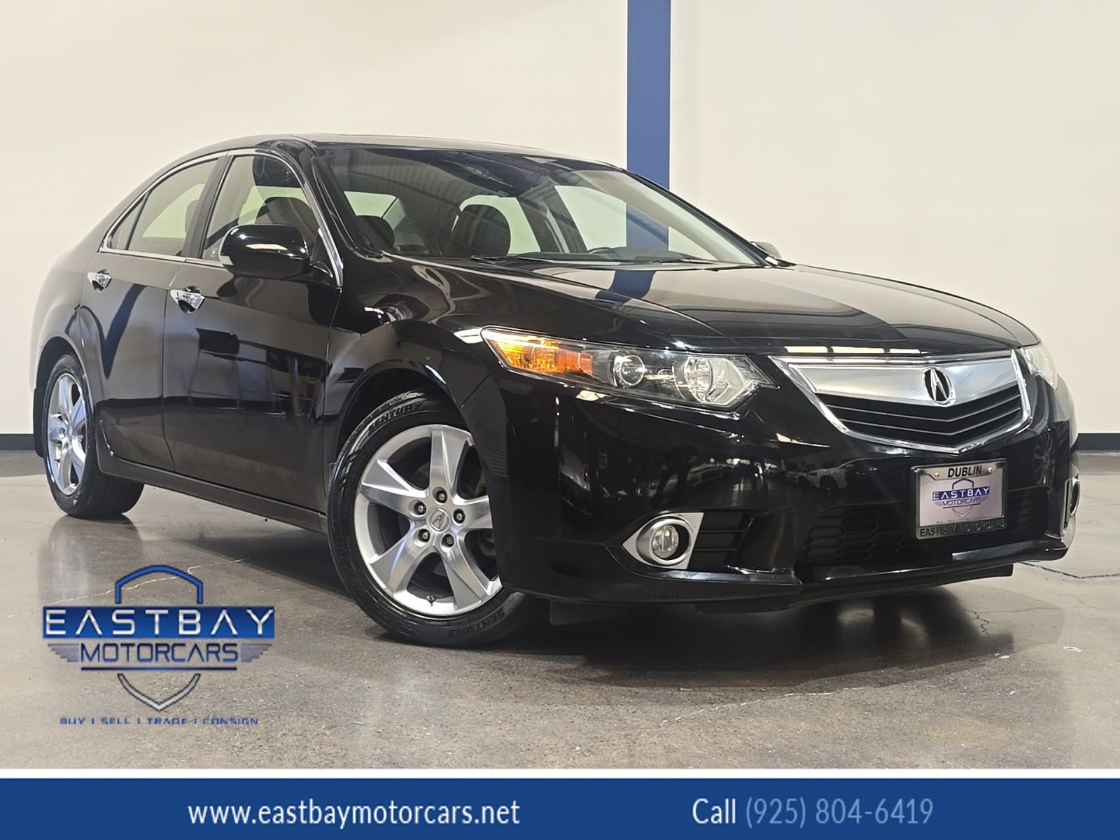 Crystal Black Pearl 2012 Acura TSX Sedan Front-Wheel Drive 5-Speed Automatic