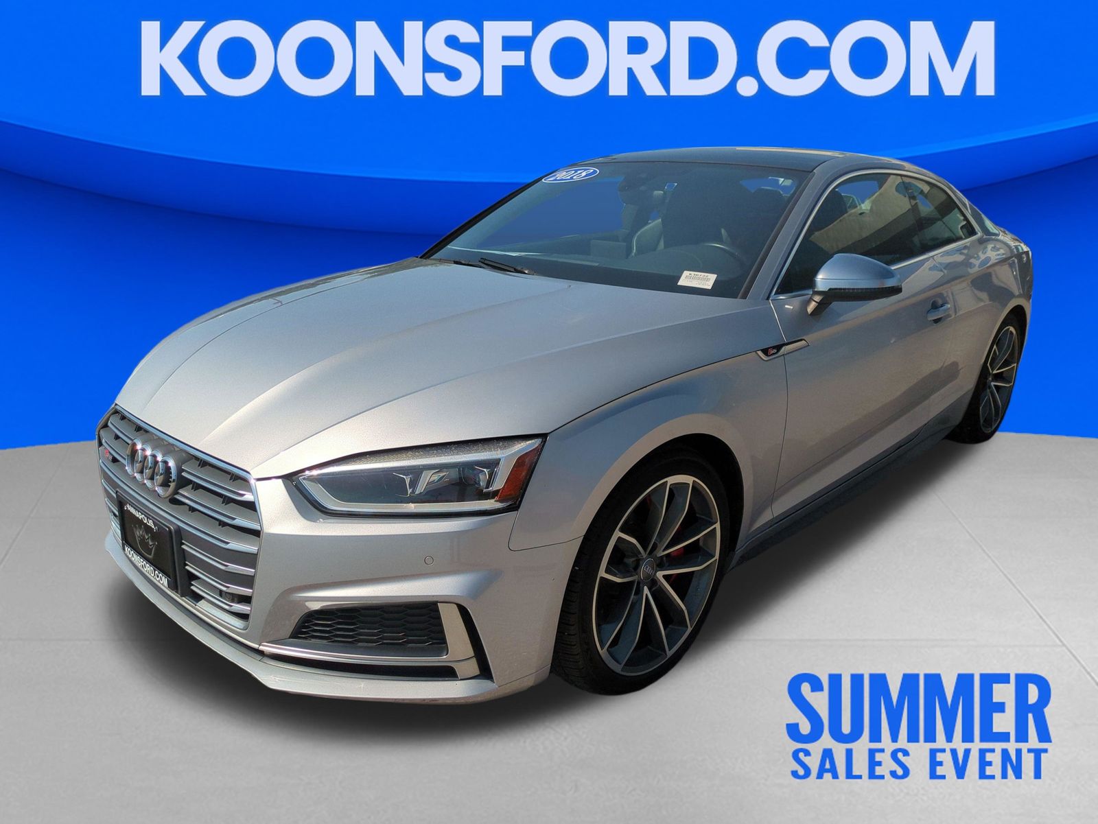 Florett Silver Metallic 2018 Audi S5 Coupe All-Wheel Drive 8-Speed Automatic