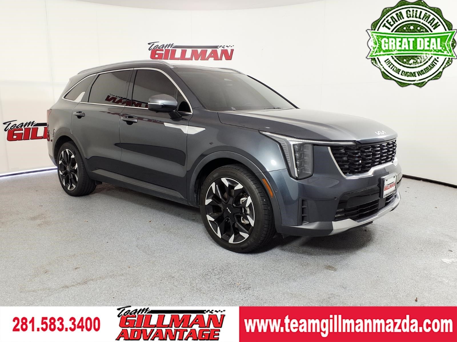 Gravity Gray 2024 Kia Sorento SUV / Crossover Front-Wheel Drive 8-Speed Dual Clutch