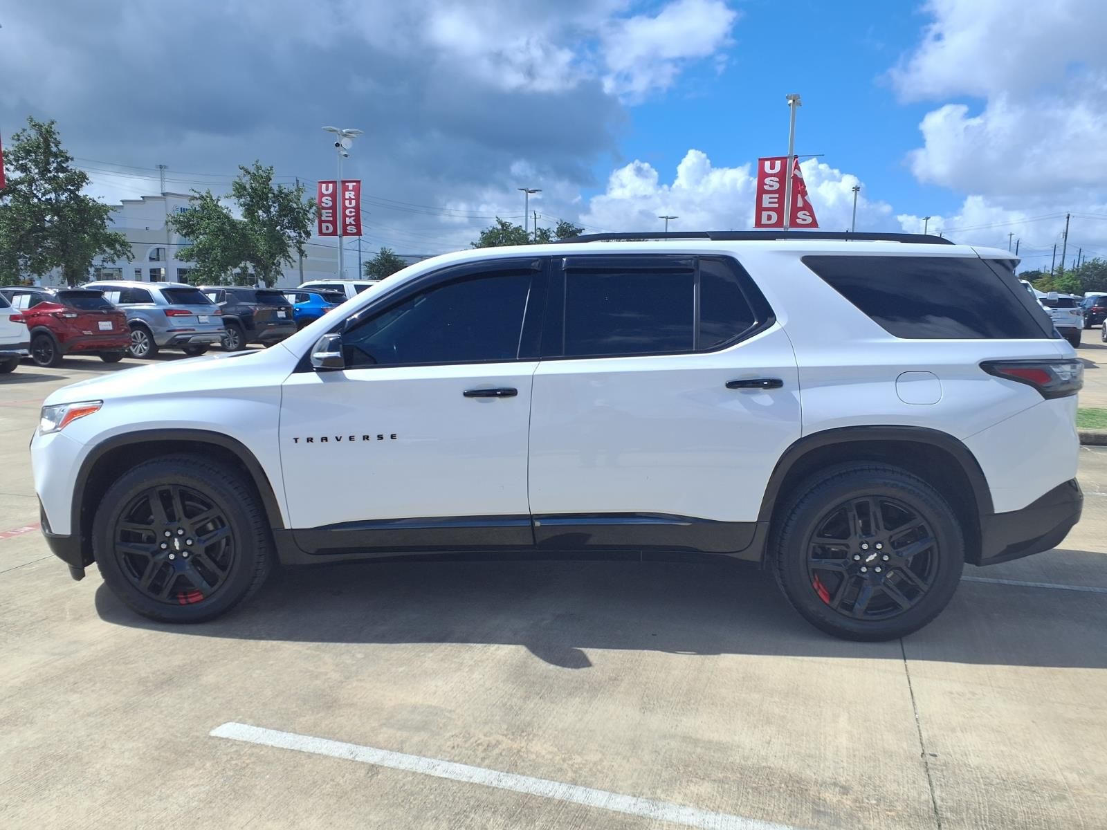 2019 Chevrolet Traverse Premier White at DeMontrond Gulf Freeway