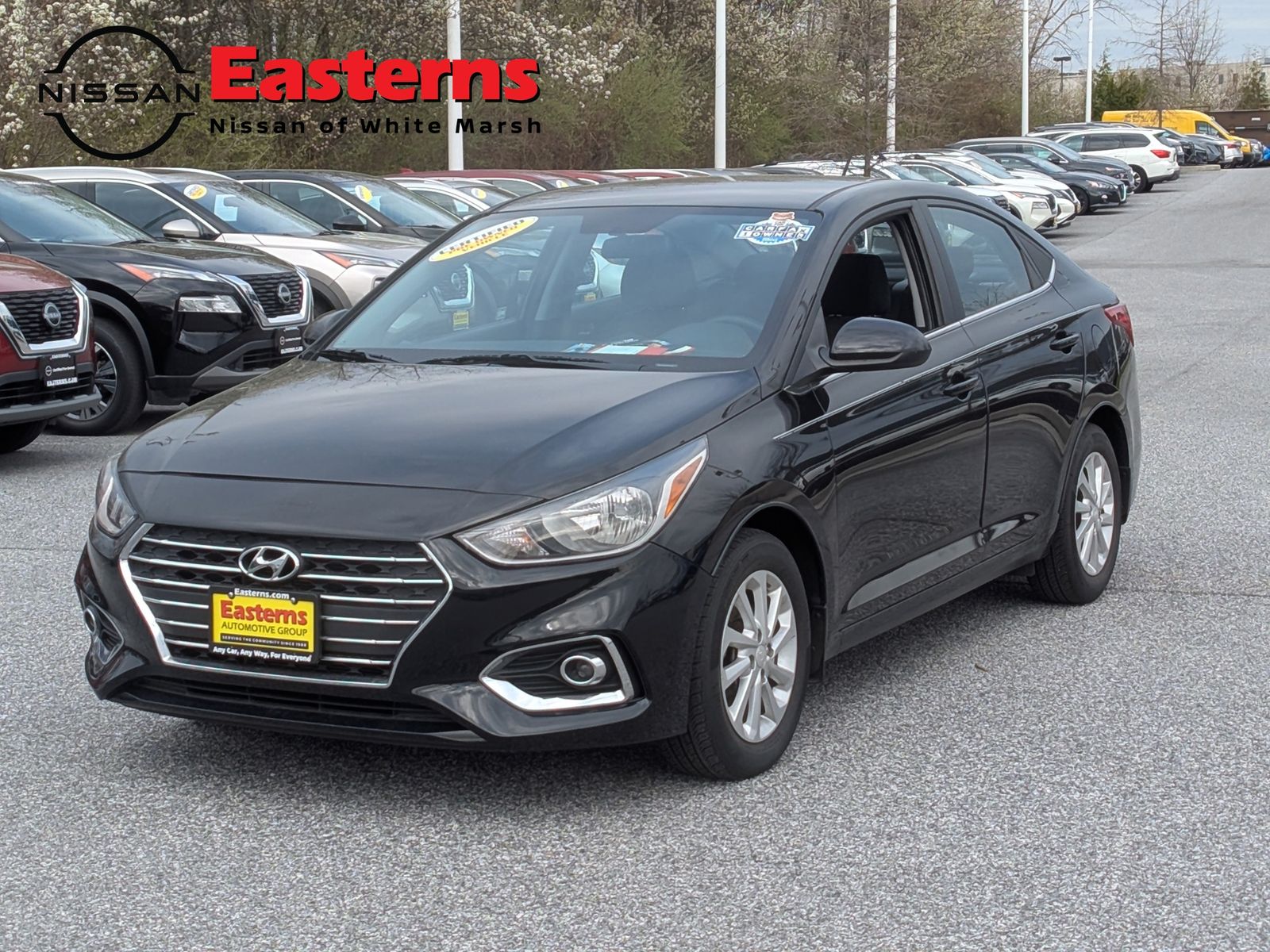 Absolute Black Pearl 2020 Hyundai Accent SEL Sedan FWD Sedan Front-Wheel Drive Continuously Variable Transmission