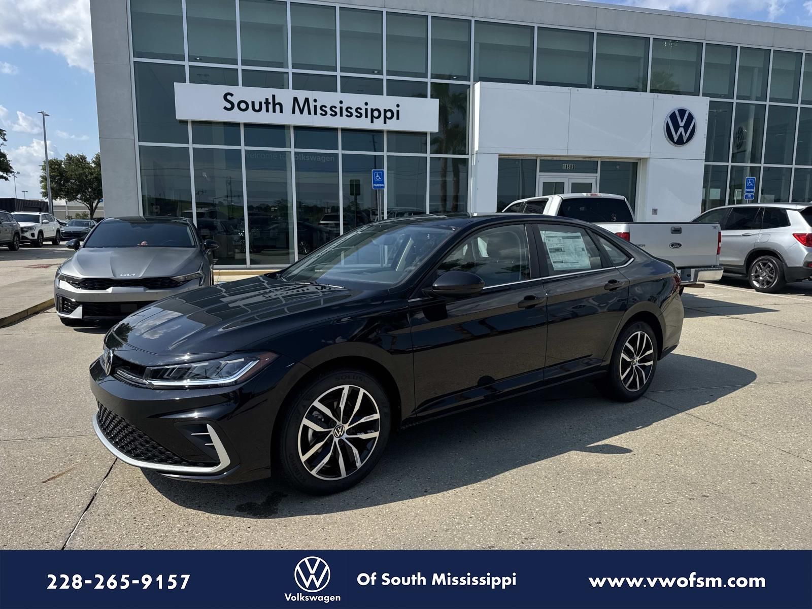 Black 2026 Volkswagen Jetta Sedan Front-Wheel Drive 8-Speed Automatic