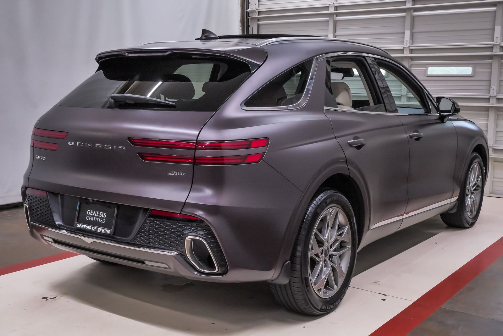2023 Genesis GV70 2.5T Red at Genesis of Spring